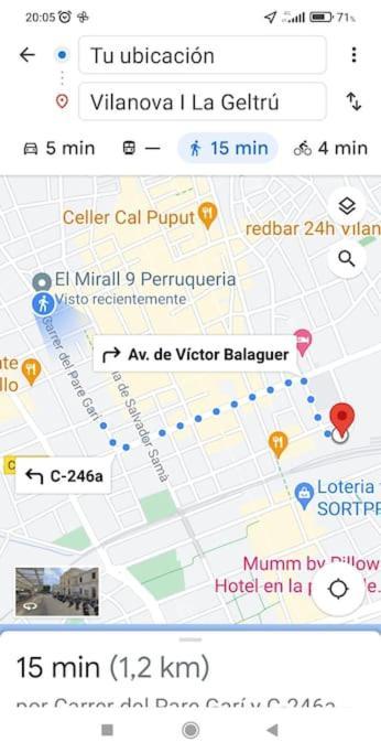 Апартаменты Piso Centrico For4 Cerca Barcelona La Casa De Sonia Виланова-и-ла-Желтру Экстерьер фото